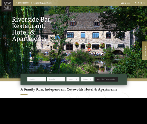 Egypt Mill Hotel.  Image copyright : Simon Camper Photographer.