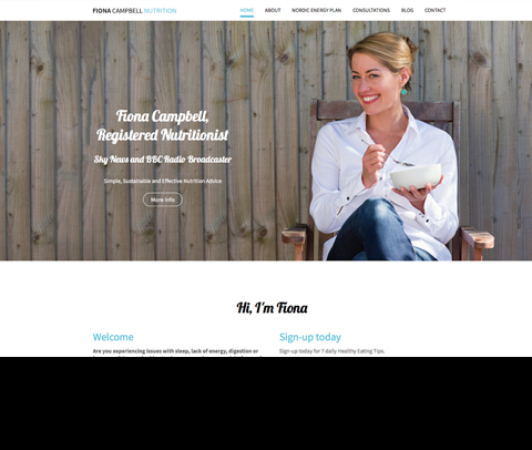 Fiona Campbell. Nutritionist.  Image copyright : Simon Camper Photographer.