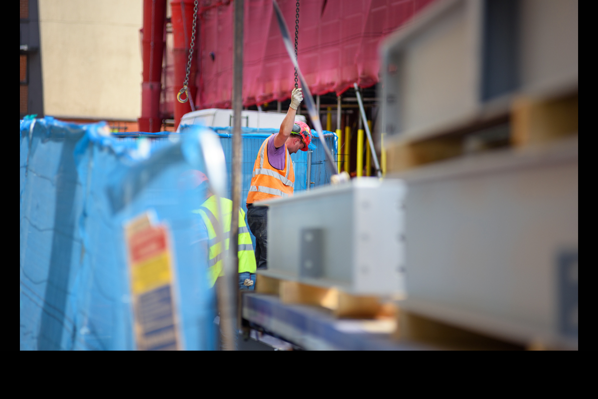 Site Construction. Image copyright : Simon Camper Photographer.